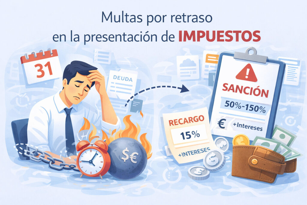 multas por retraso en la presentacion de impuestos